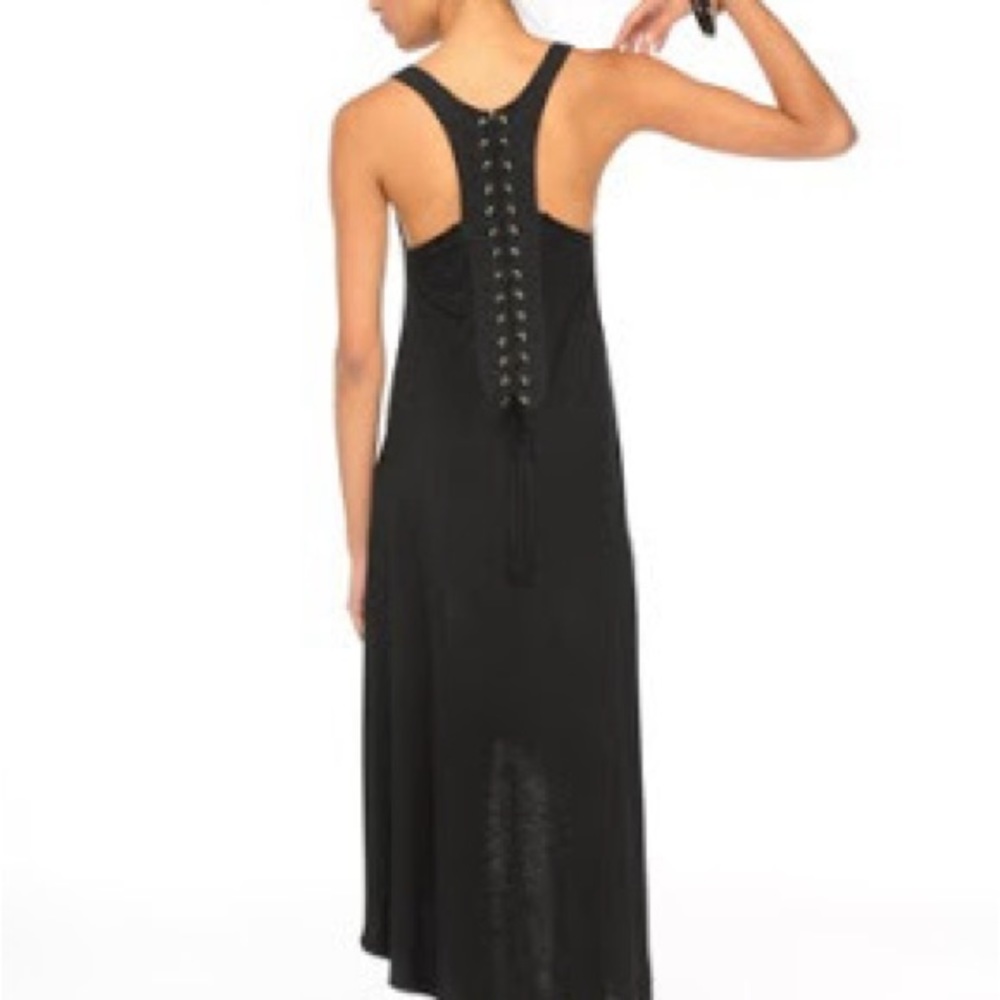 MinkPink Black High Low Dress Small